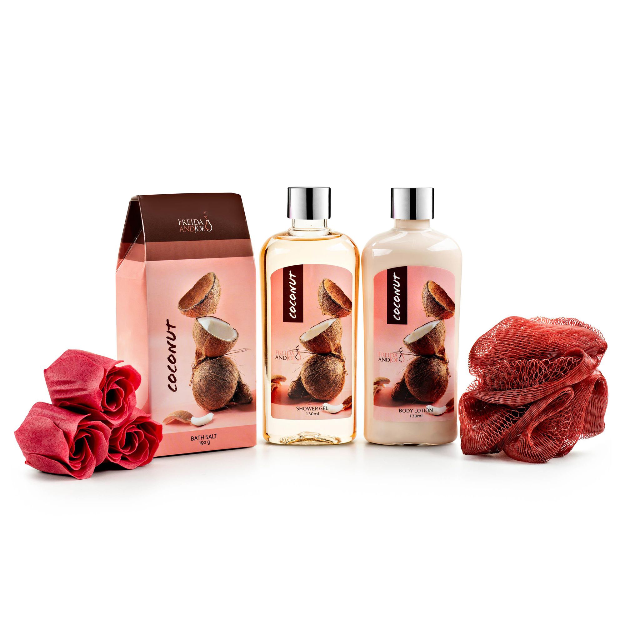 Freida and Joe Coconut Basket Bath and Body Set | Maryland Square