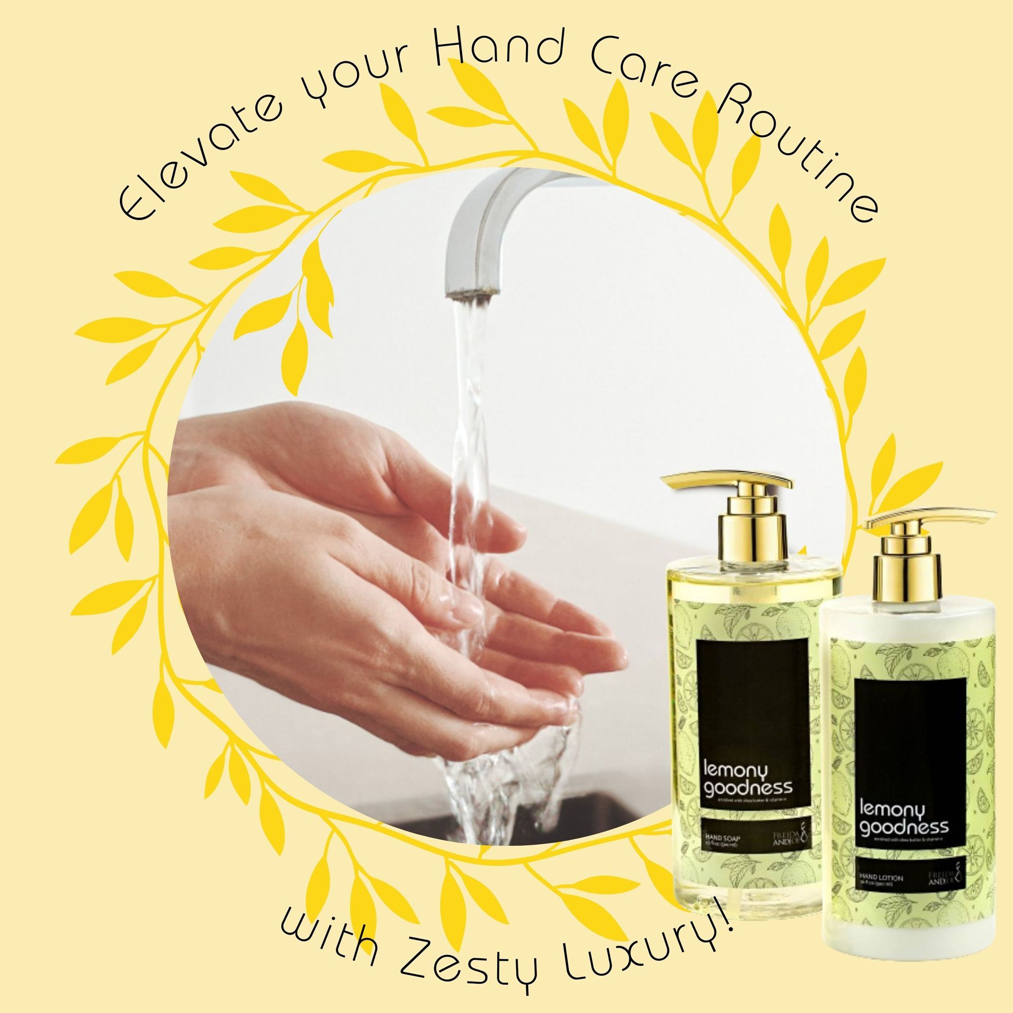 Freida and Joe Lemon Citrus Hand Soap and Body Lotion | Maryland