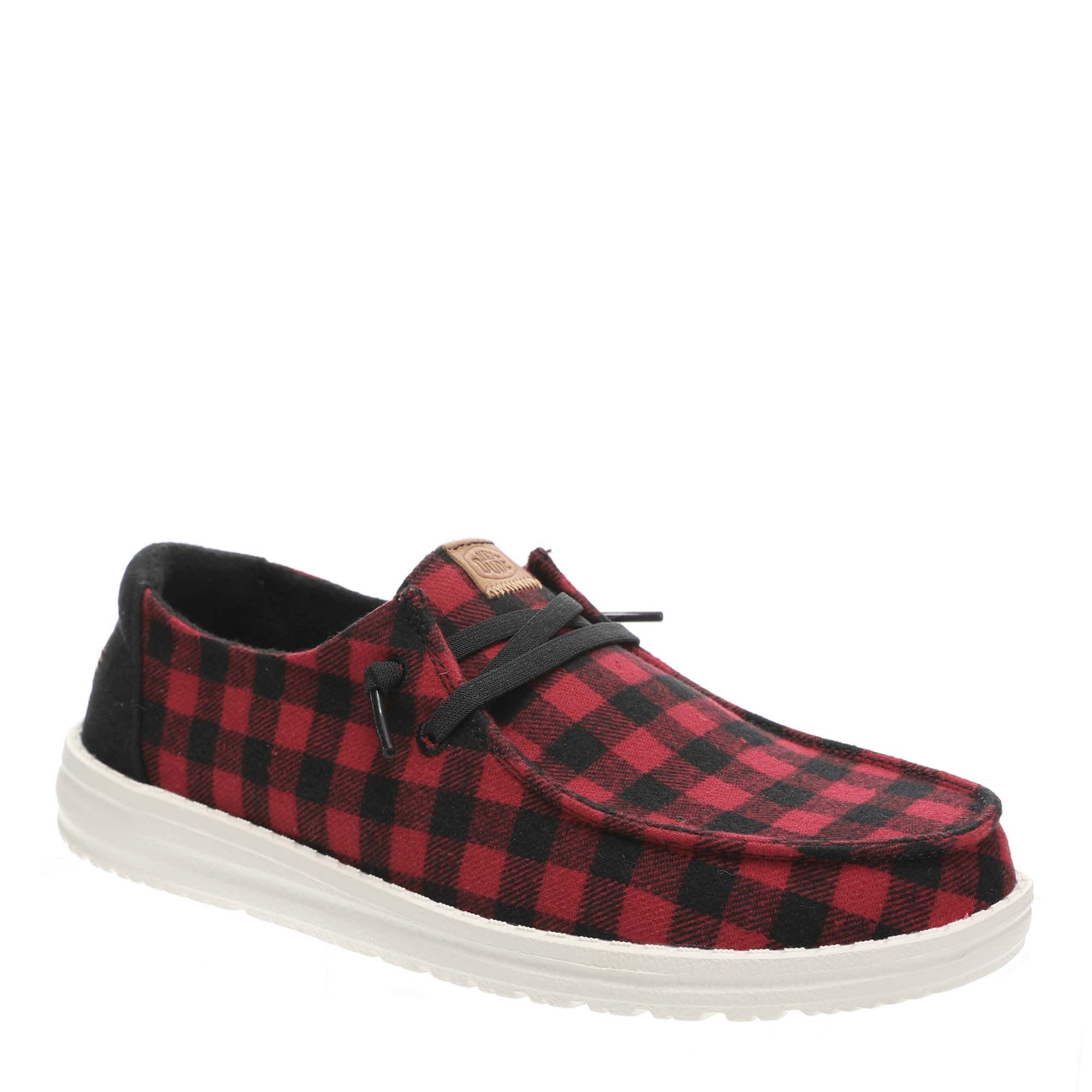 Sperry Mens Size 9.5 Moc Sider Buffalo Check Plaid Red Wool Blend‎ Slip On Shoes Amazon.com | Sperry Top-Sider Men main image 2