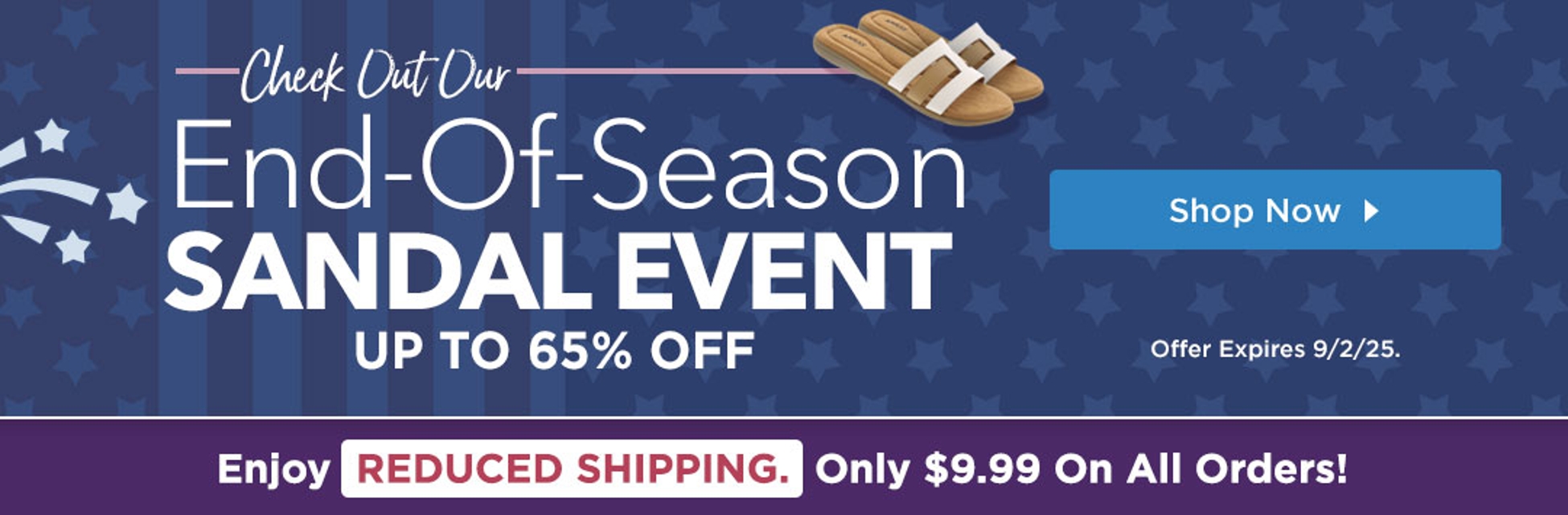 Shop End-Of-Season Sandals
