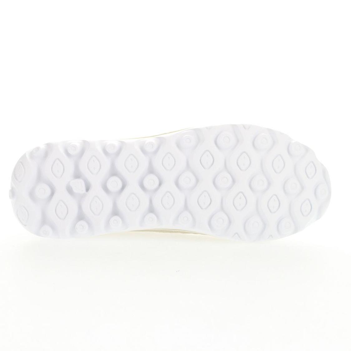 Propét Women's Travelbound Slide Sneaker – White Daisy, 11 Wide, Comfort Knit & Arch Support