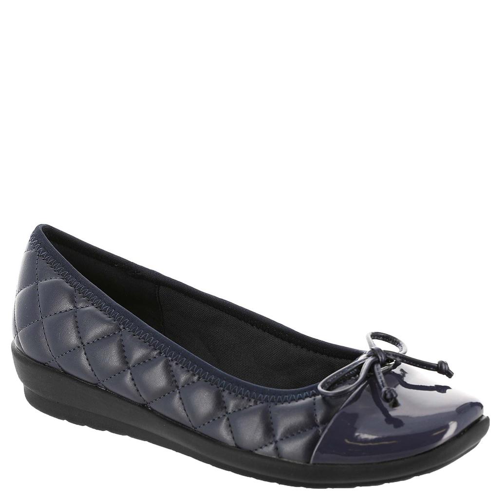 easy spirit ladies dress shoes e360 Womens Sz 9 M Black WedgeSlip on Comfort Leather upper and lining Easy Spirit Women's Denita Two-Piece