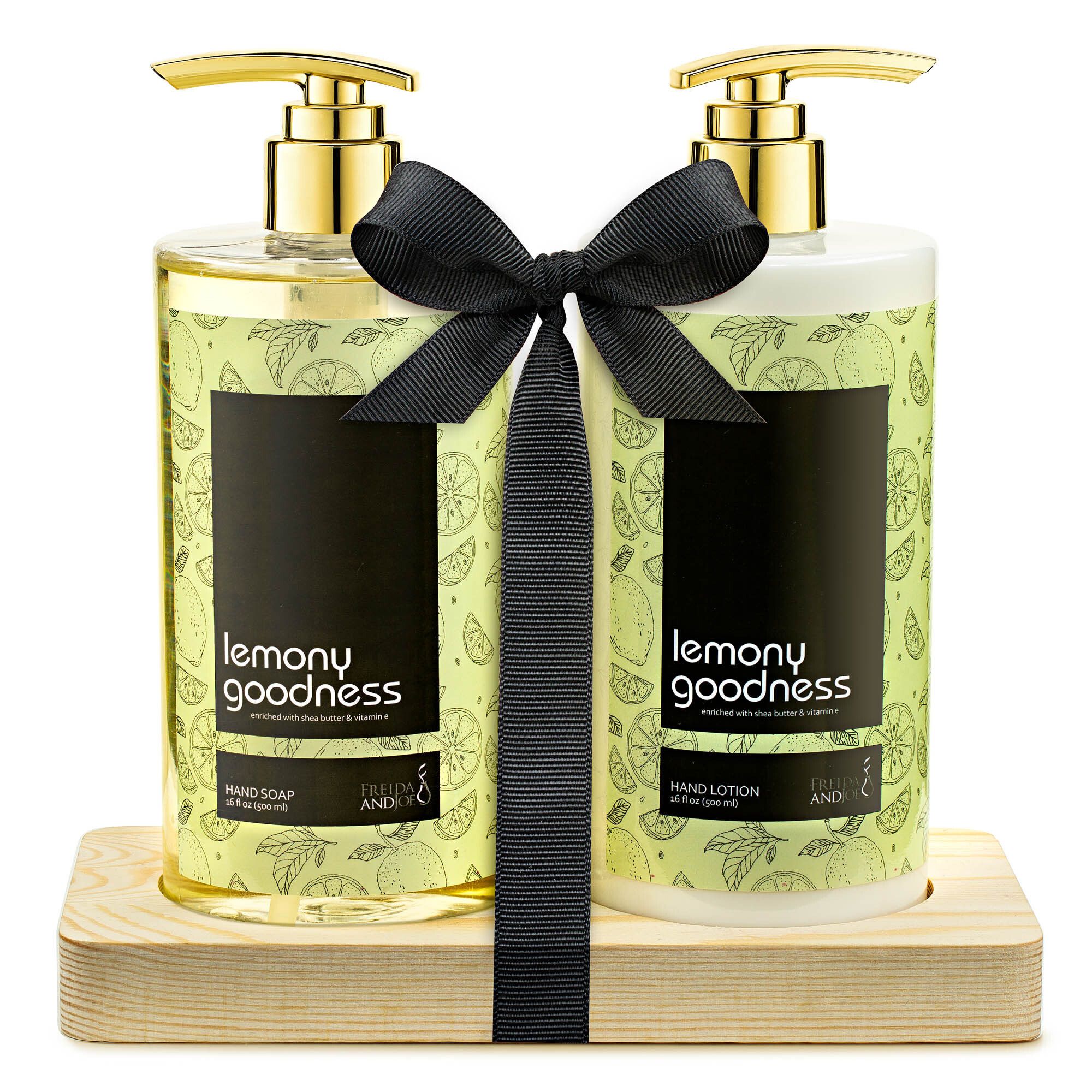 Freida and Joe Lemon Citrus Hand Soap and Body Lotion | Maryland